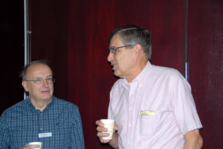 <i>In the Audience, Left to Right: Larry Nutting, John Minck</i>