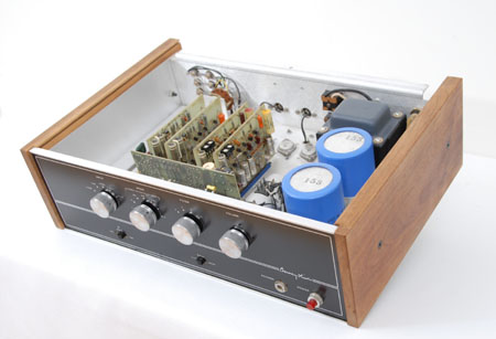 <i>Barney Oliver Amplifier, Top Inside View</i>